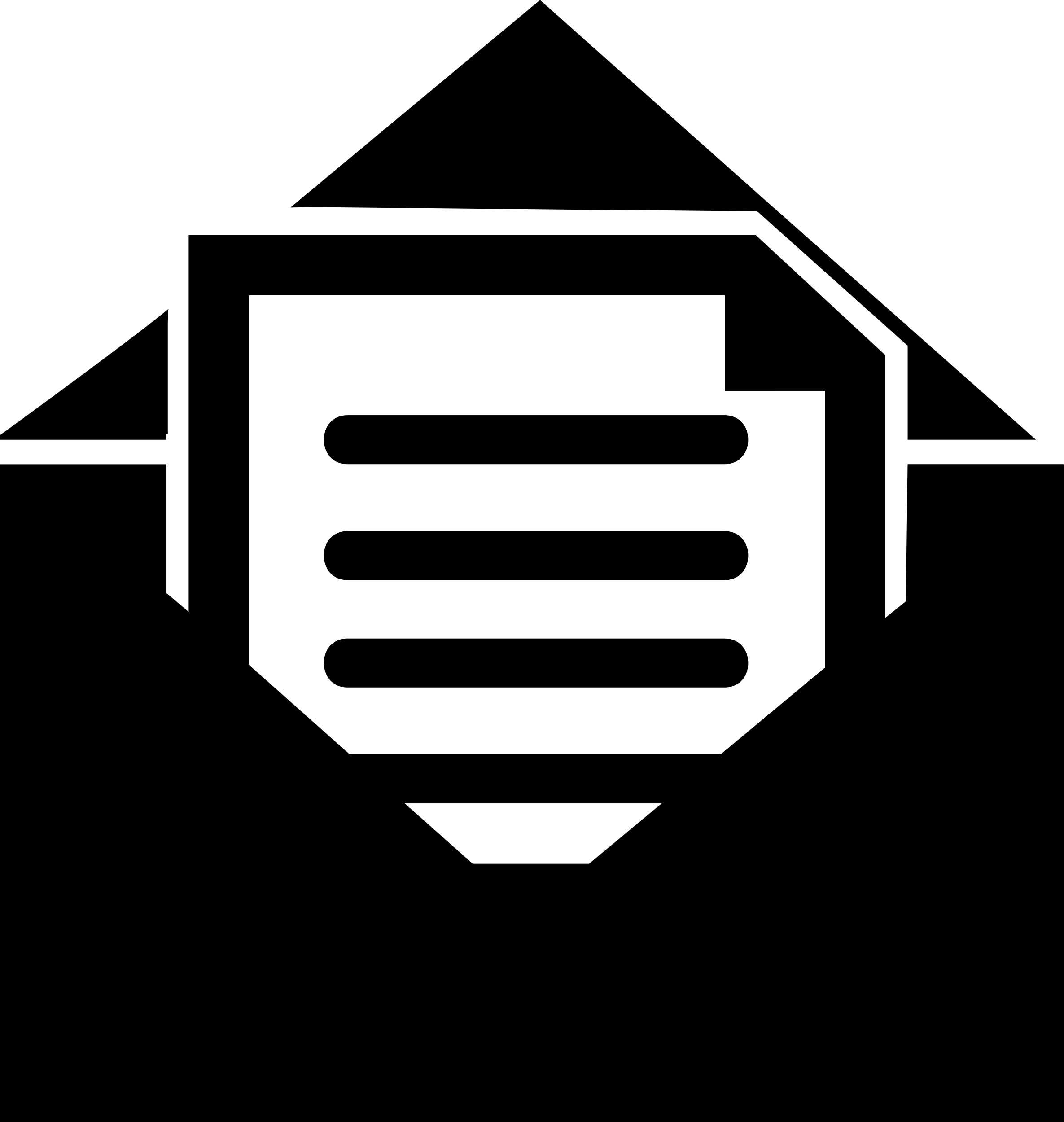 Email Open Interface Symbol Of An Opened Envelope Back With A Letter Inside Outline Icon Svg Set Free Vectors